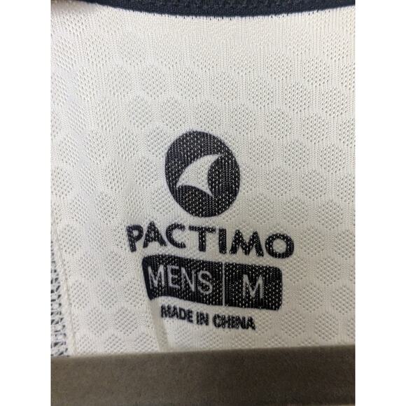 PACTIMO 6202 Sleeveless Tank Padded Cycling Bib Shorts Mens Size Medium Black - Picture 2 of 5